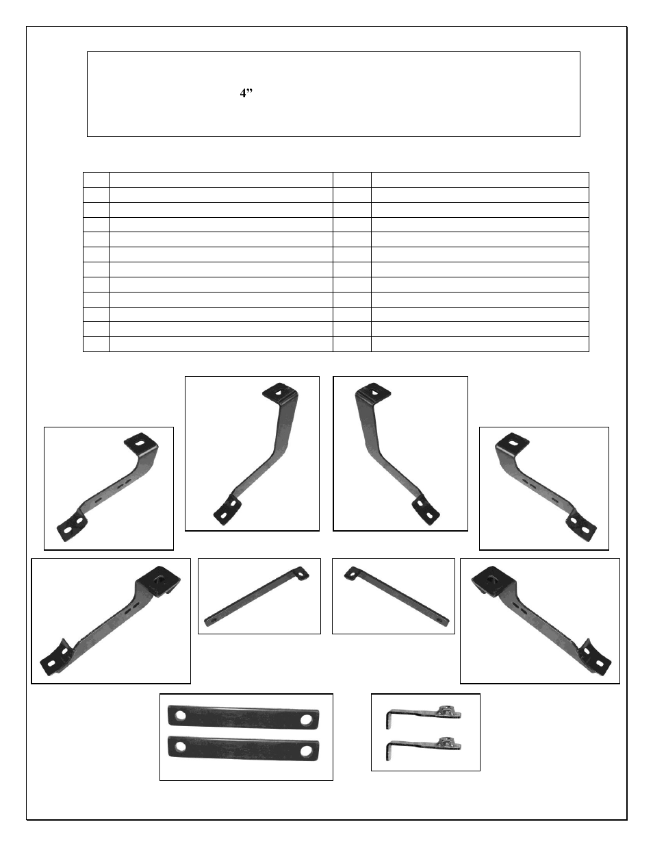 Steelcraft Automotive 402110 4 OVAL SIDE BAR User Manual | 5 pages