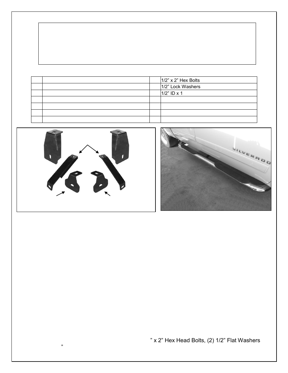Steelcraft Automotive 402220p 4 PREMIUM OVAL SIDE BAR User Manual | 3 pages