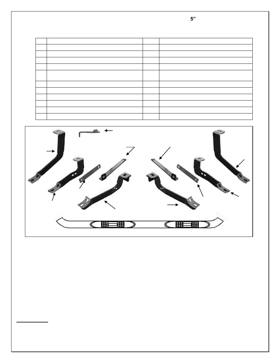 Steelcraft Automotive 402119p 5 PREMIUM OVAL SIDE BAR User Manual | 4 pages