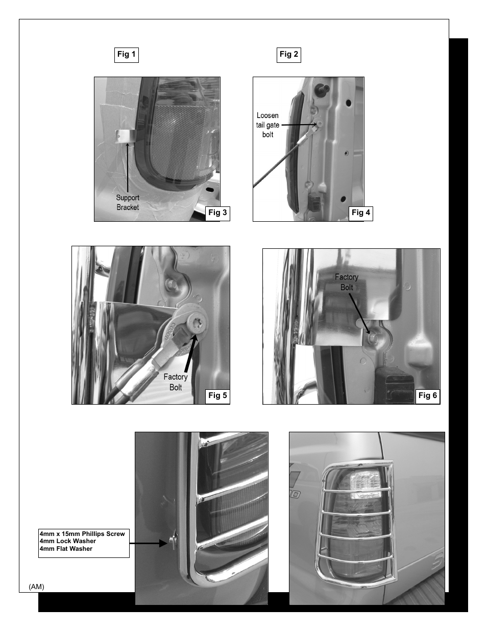 Steelcraft Automotive 31020 TAILLIGHT GUARD User Manual | Page 2 / 3