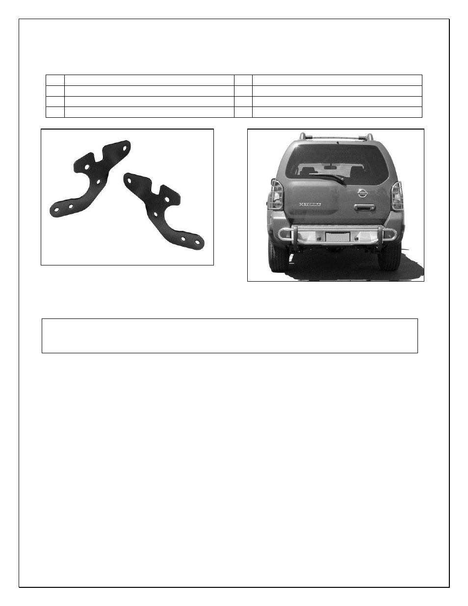 Steelcraft Automotive 84120 REAR BUMPER GUARD User Manual | 3 pages