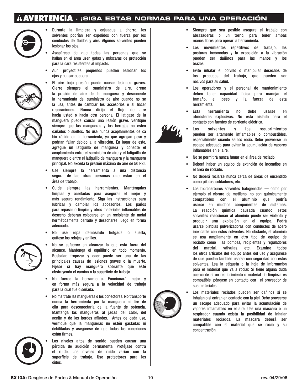 Sunex Tools SX10A User Manual | Page 10 / 22