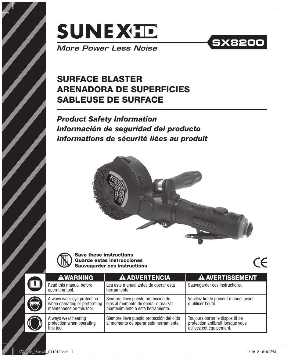 Sunex Tools SX8200 User Manual | 11 pages