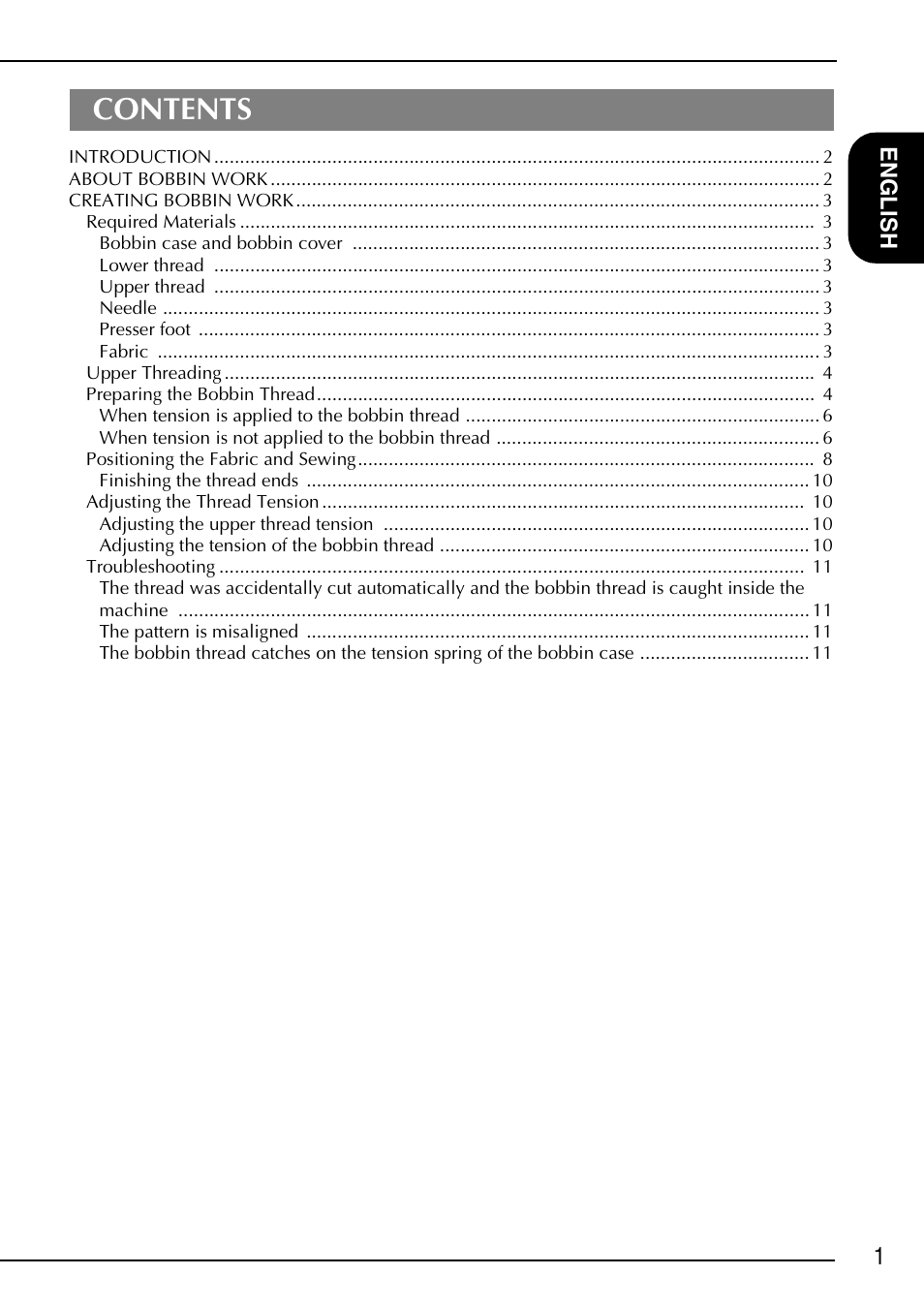 Brother NX-2000 User Manual | Page 3 / 88