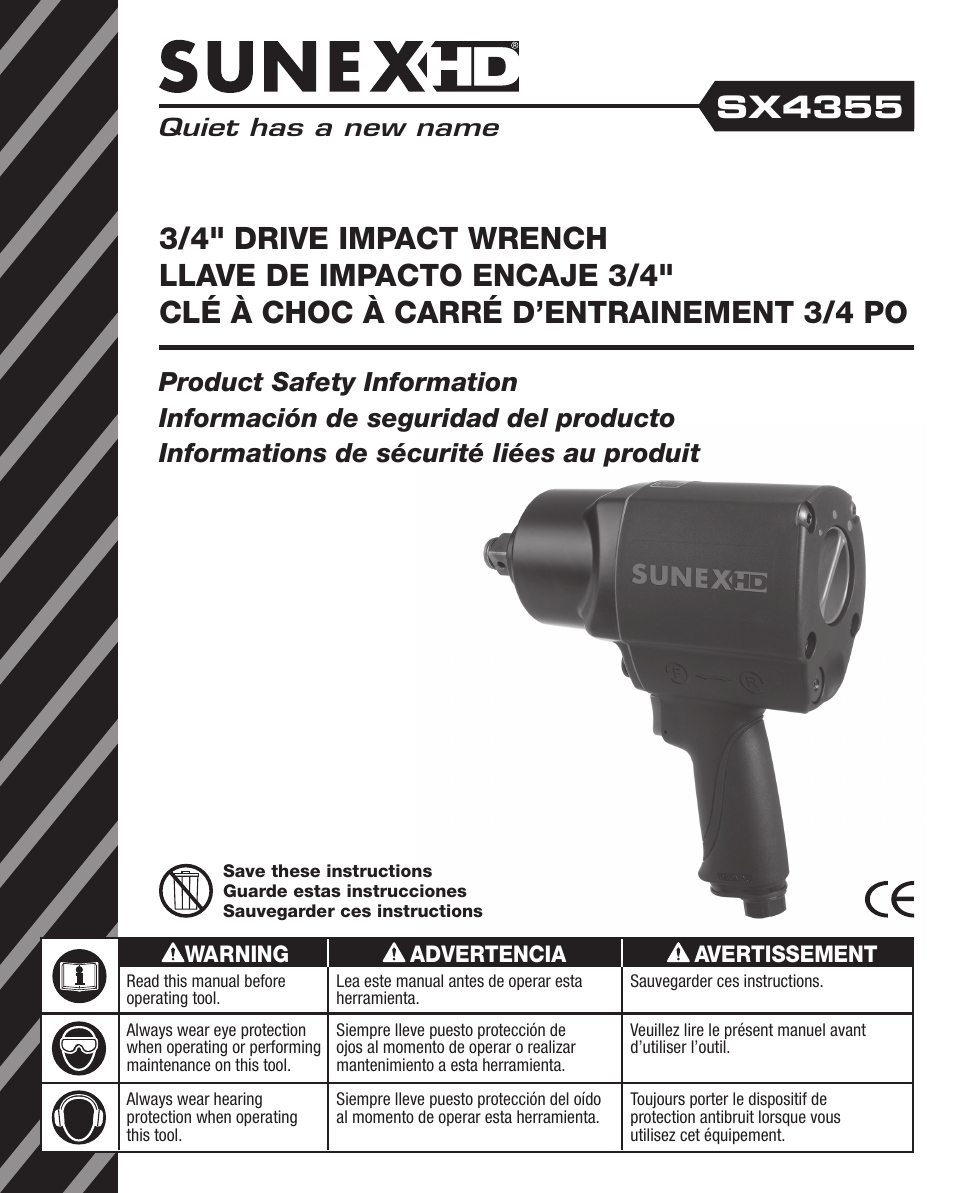 Sunex Tools SX4355 User Manual | 11 pages