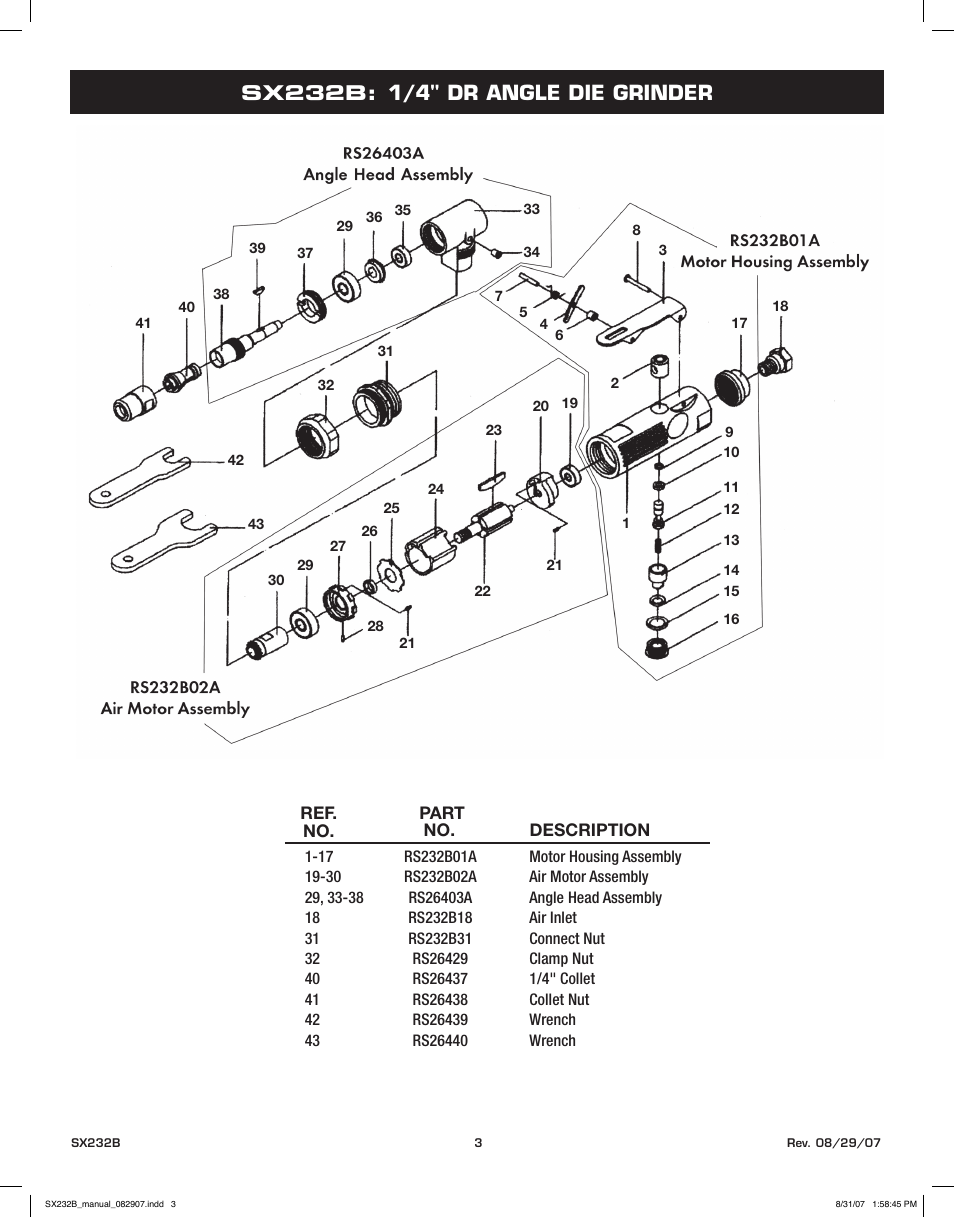 Sunex Tools SX232B User Manual | Page 3 / 10