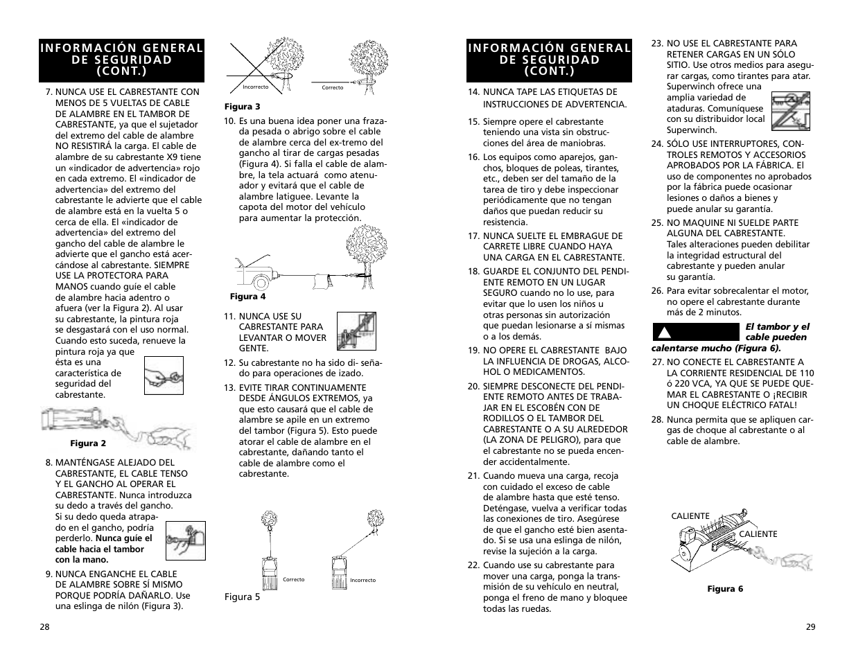 Superwinch X9 – 4,082 kgs/12V (1901, 1902) User Manual | Page 15 / 34