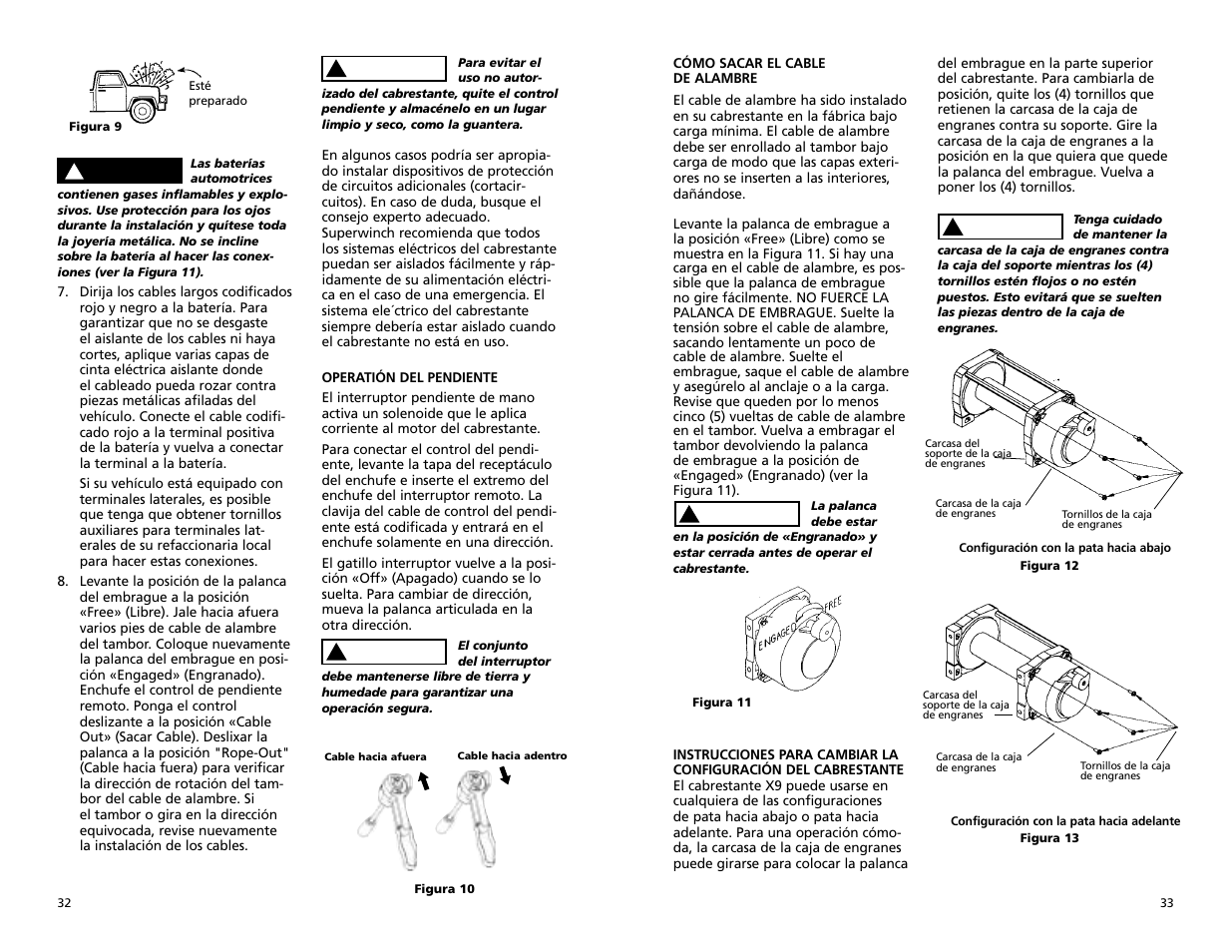 Superwinch X9 – 4,082 kgs/12V (1901, 1902) User Manual | Page 17 / 34