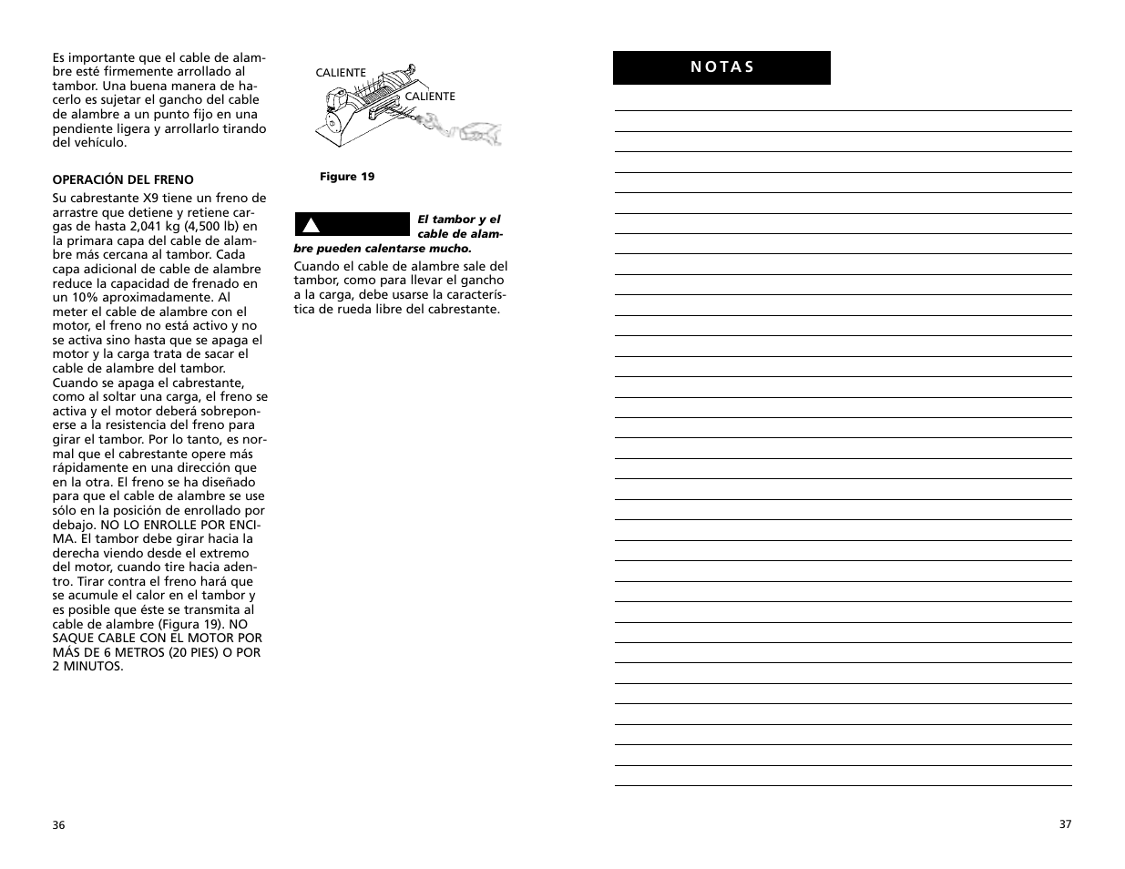 Superwinch X9 – 4,082 kgs/12V (1901, 1902) User Manual | Page 19 / 34