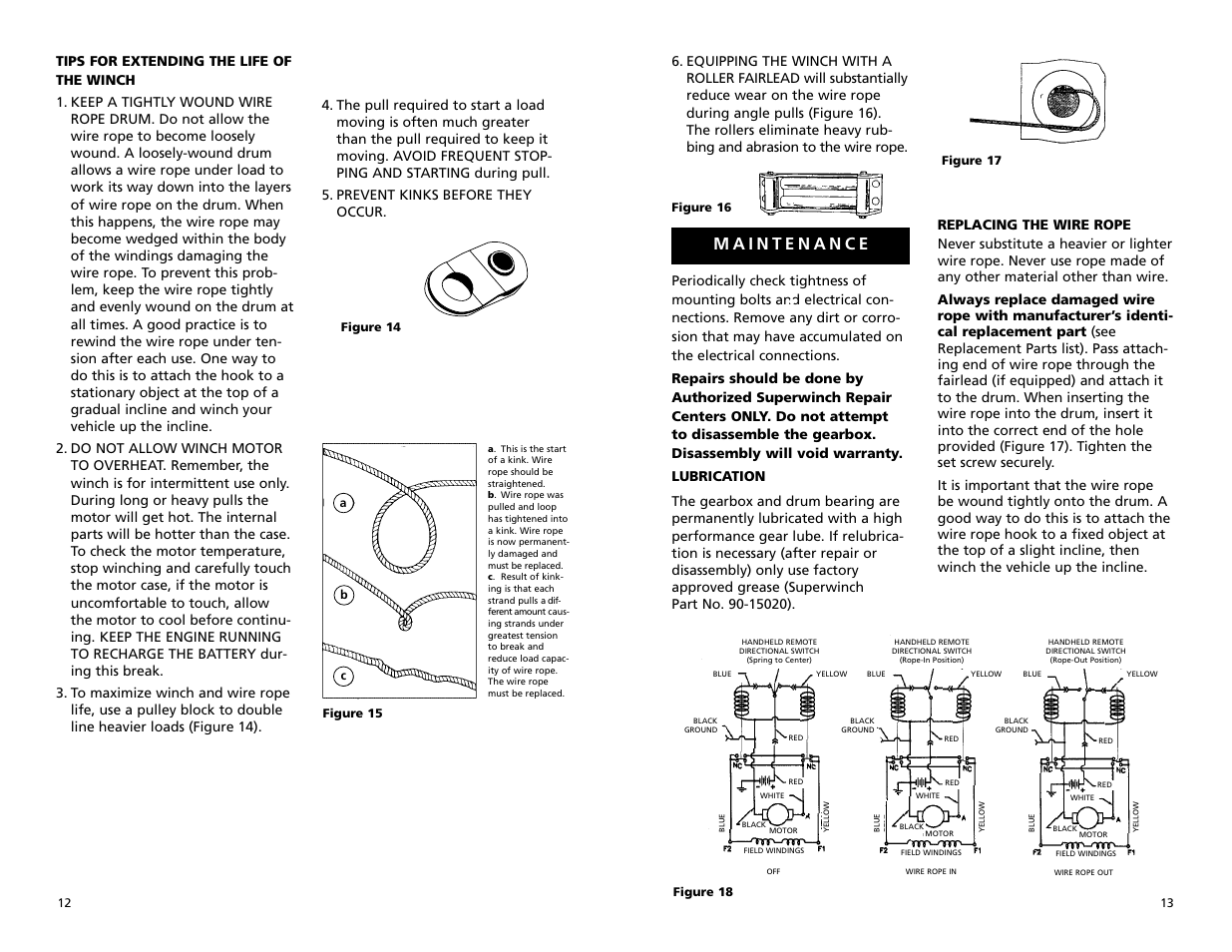 Superwinch X9 – 4,082 kgs/12V (1901, 1902) User Manual | Page 7 / 34