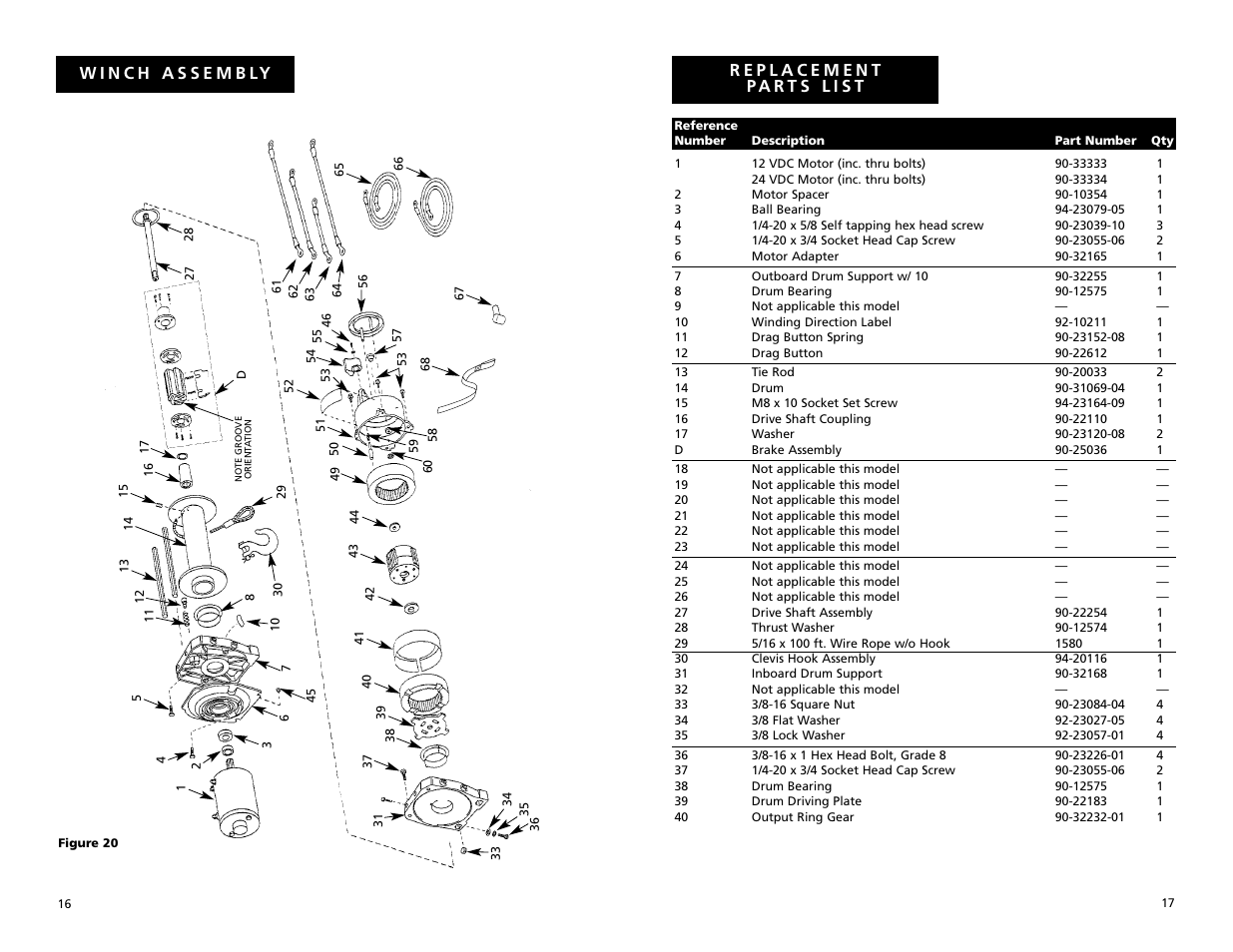 Superwinch X9 – 4,082 kgs/12V (1901, 1902) User Manual | Page 9 / 34