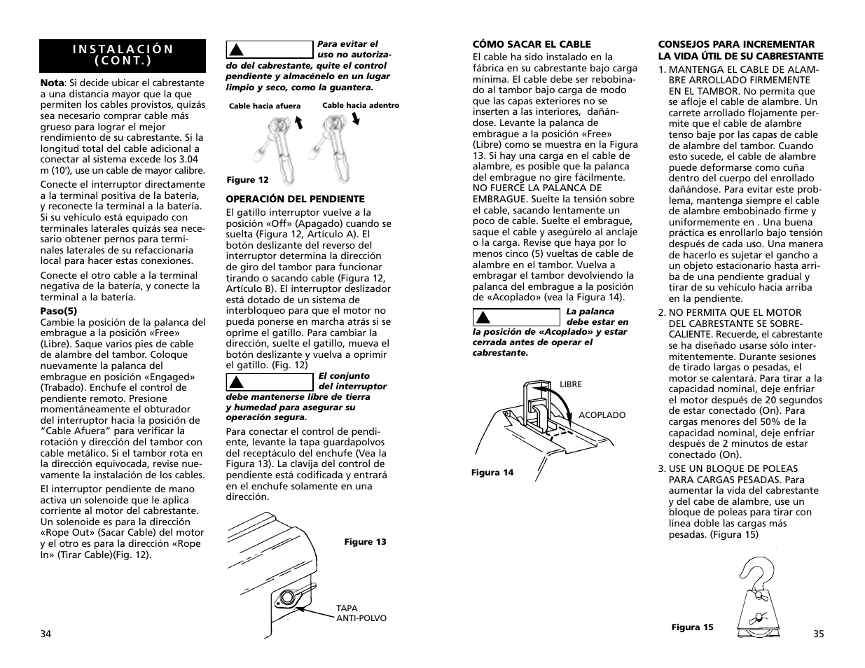 Superwinch S4000 - 1,814 kgs/12V User Manual | Page 18 / 33