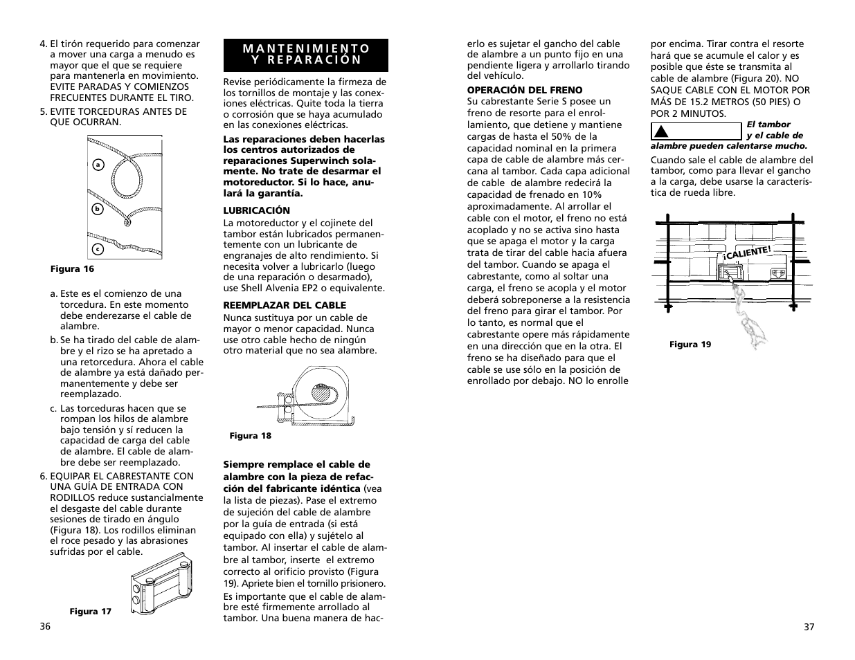 Superwinch S4000 - 1,814 kgs/12V User Manual | Page 19 / 33