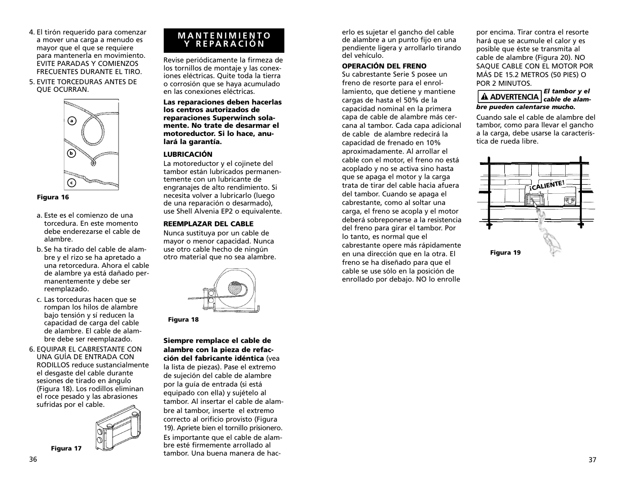 Superwinch S3000 - 1,360 kgs/12V User Manual | Page 19 / 33