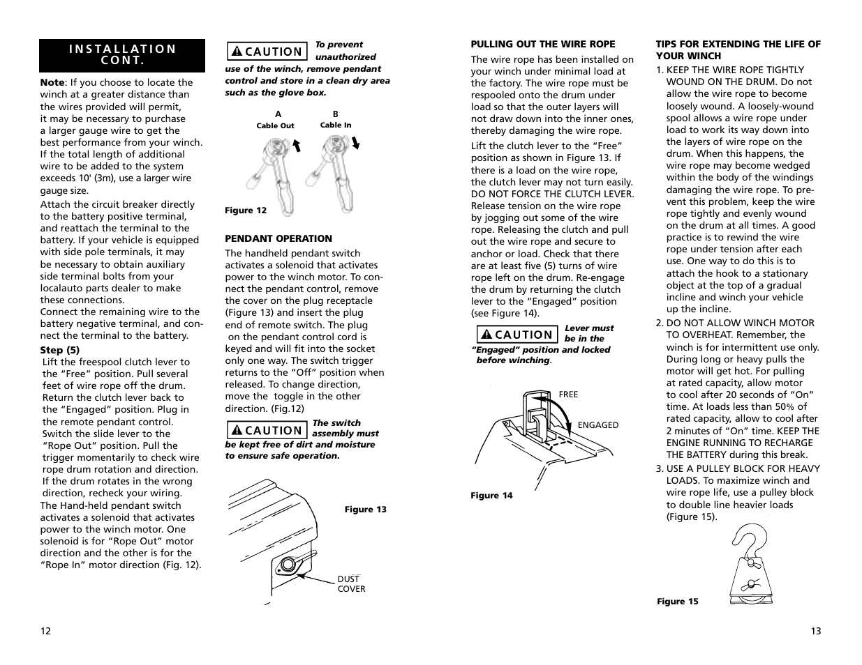 Superwinch S3000 - 1,360 kgs/12V User Manual | Page 7 / 33