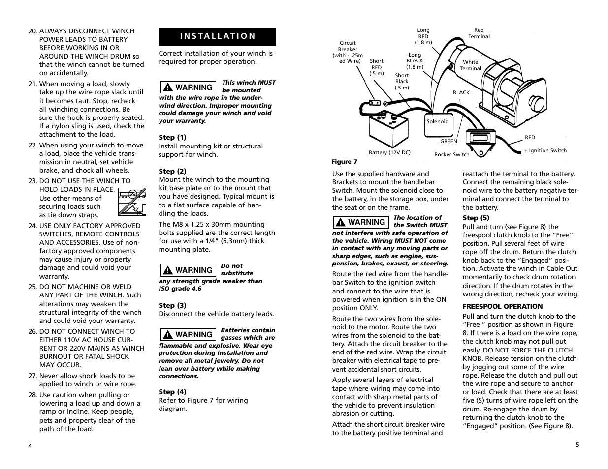 Superwinch LT2000 ATV – 907 kgs/12V User Manual | Page 3 / 10