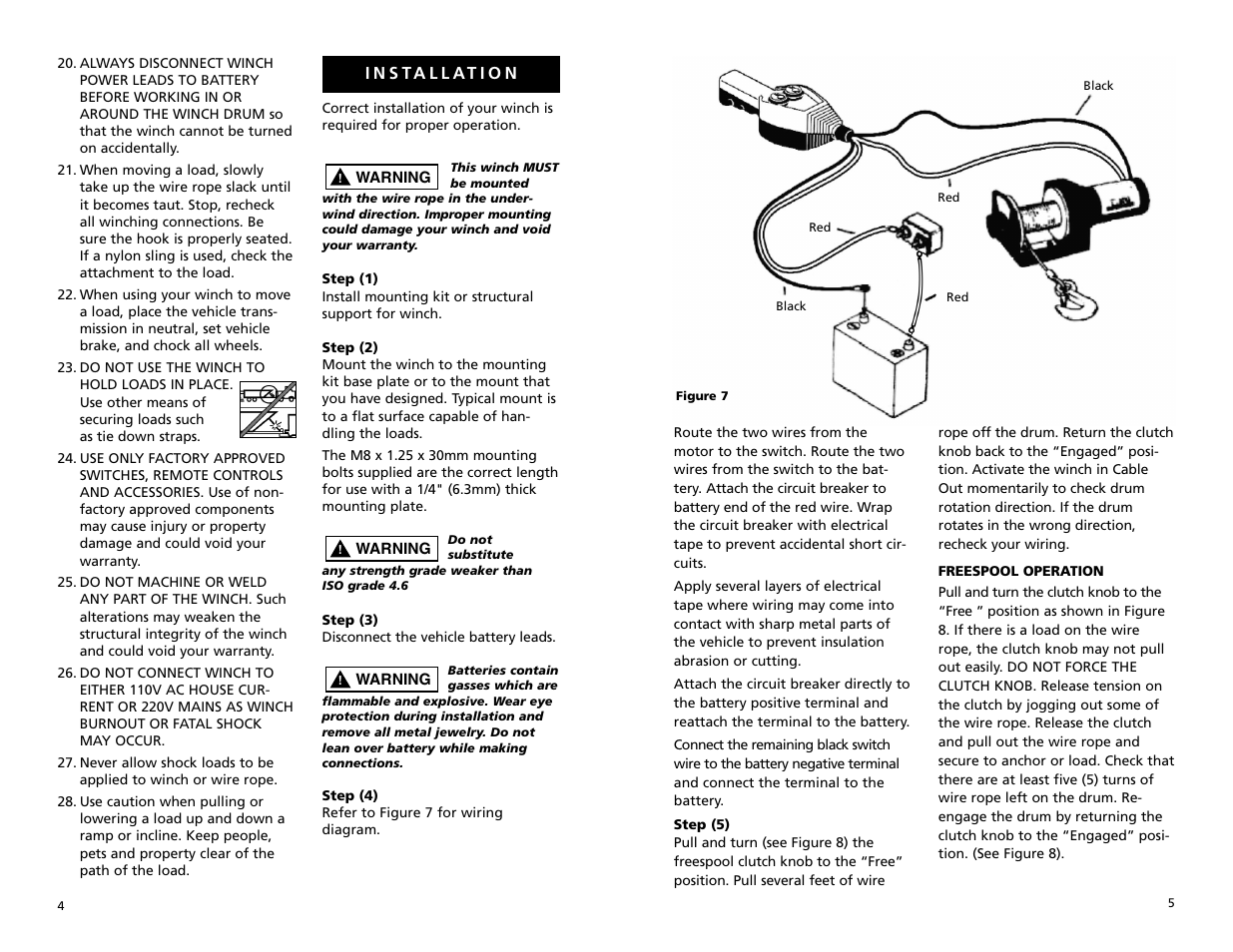 Superwinch LT2000 – 907 kgs/12V User Manual | Page 3 / 10