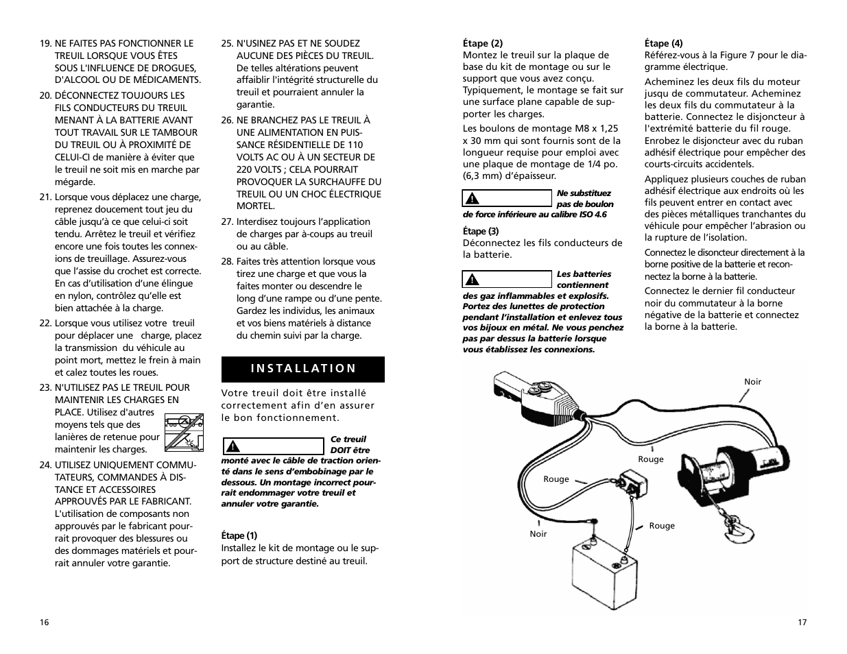 Superwinch LT2000 – 907 kgs/12V User Manual | Page 9 / 10