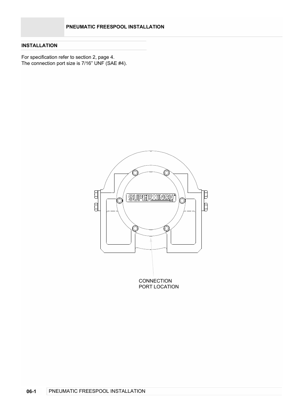 Superwinch H14P – 6,350 kgs Manual Clutch (Long Drum) User Manual | Page 10 / 19