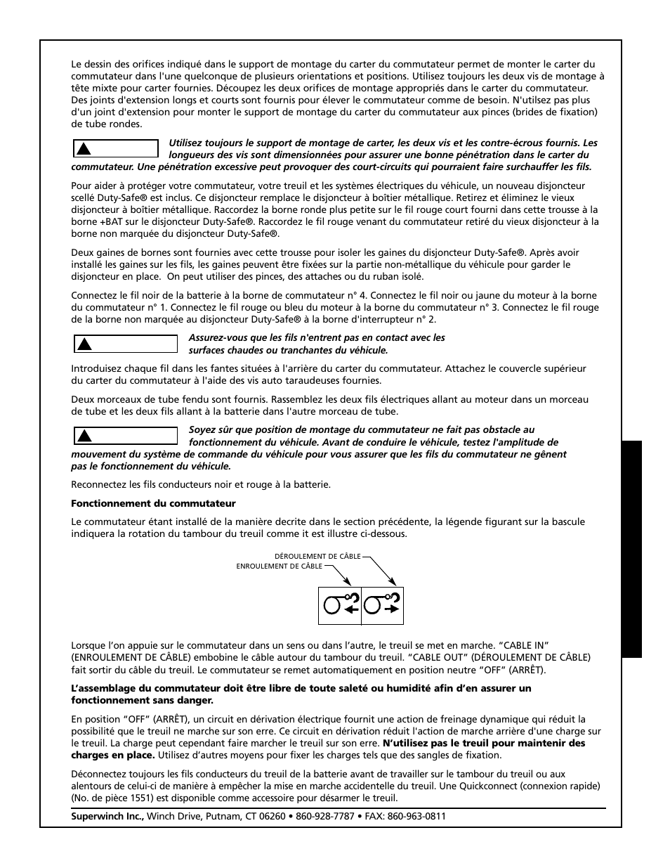 Superwinch Rocker Switch (2233B) User Manual | Page 6 / 6