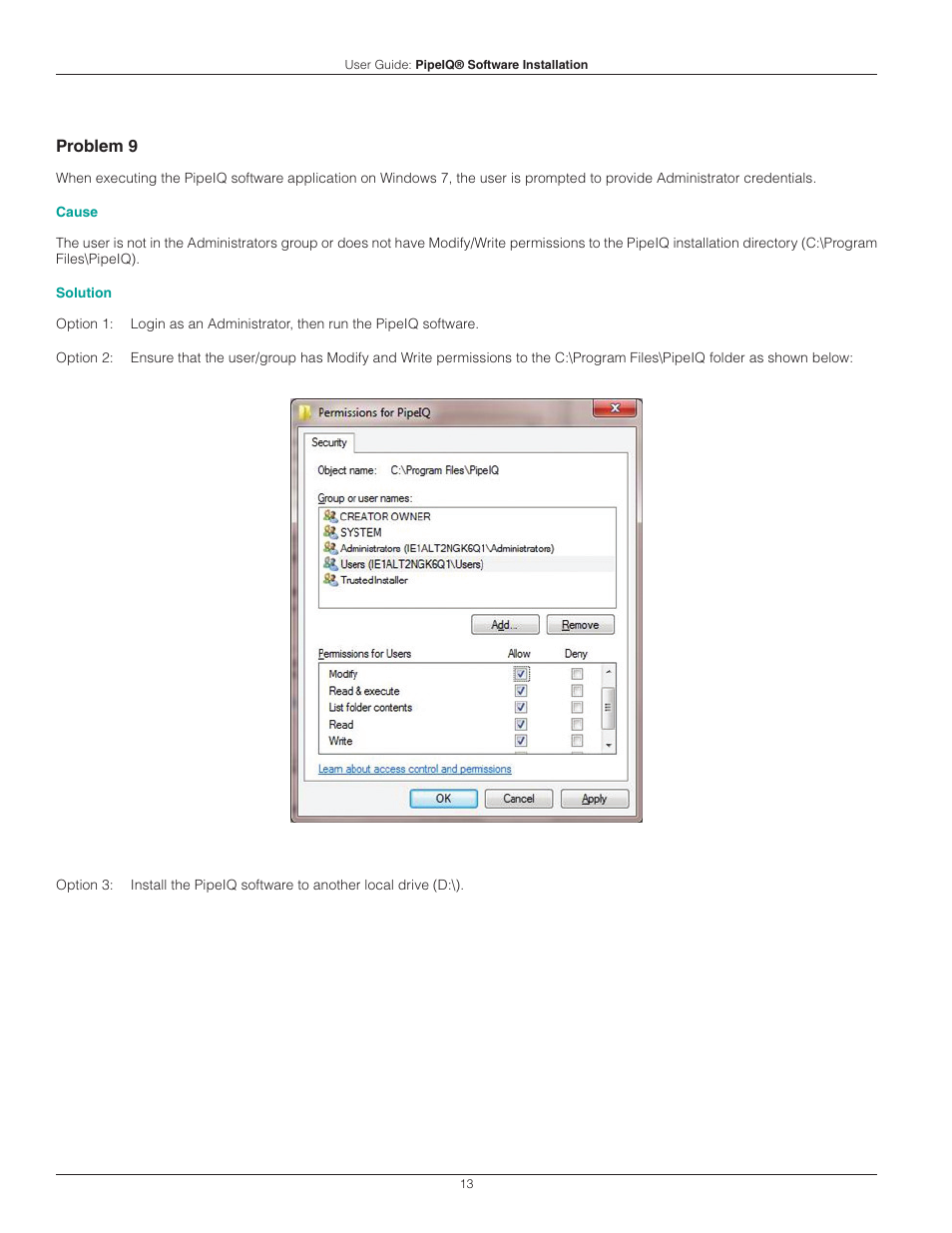 System Sensor PipeIQ User Manual | Page 13 / 14