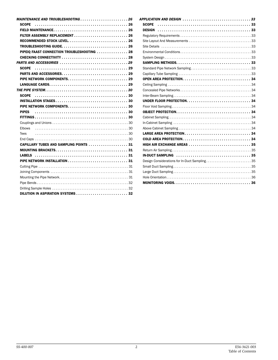 System Sensor FAAST Comprehensive User Manual | Page 2 / 35