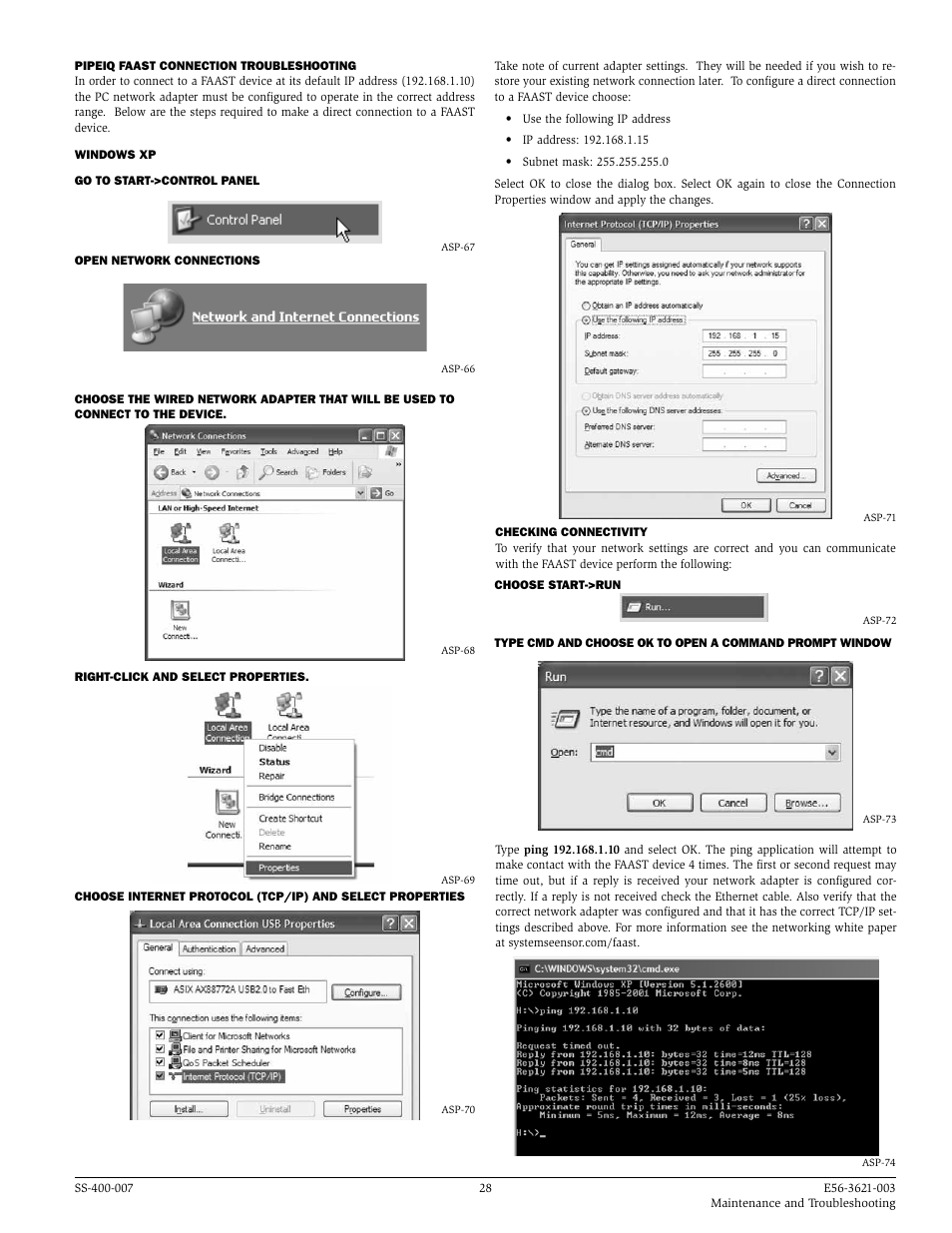 System Sensor FAAST Comprehensive User Manual | Page 27 / 35