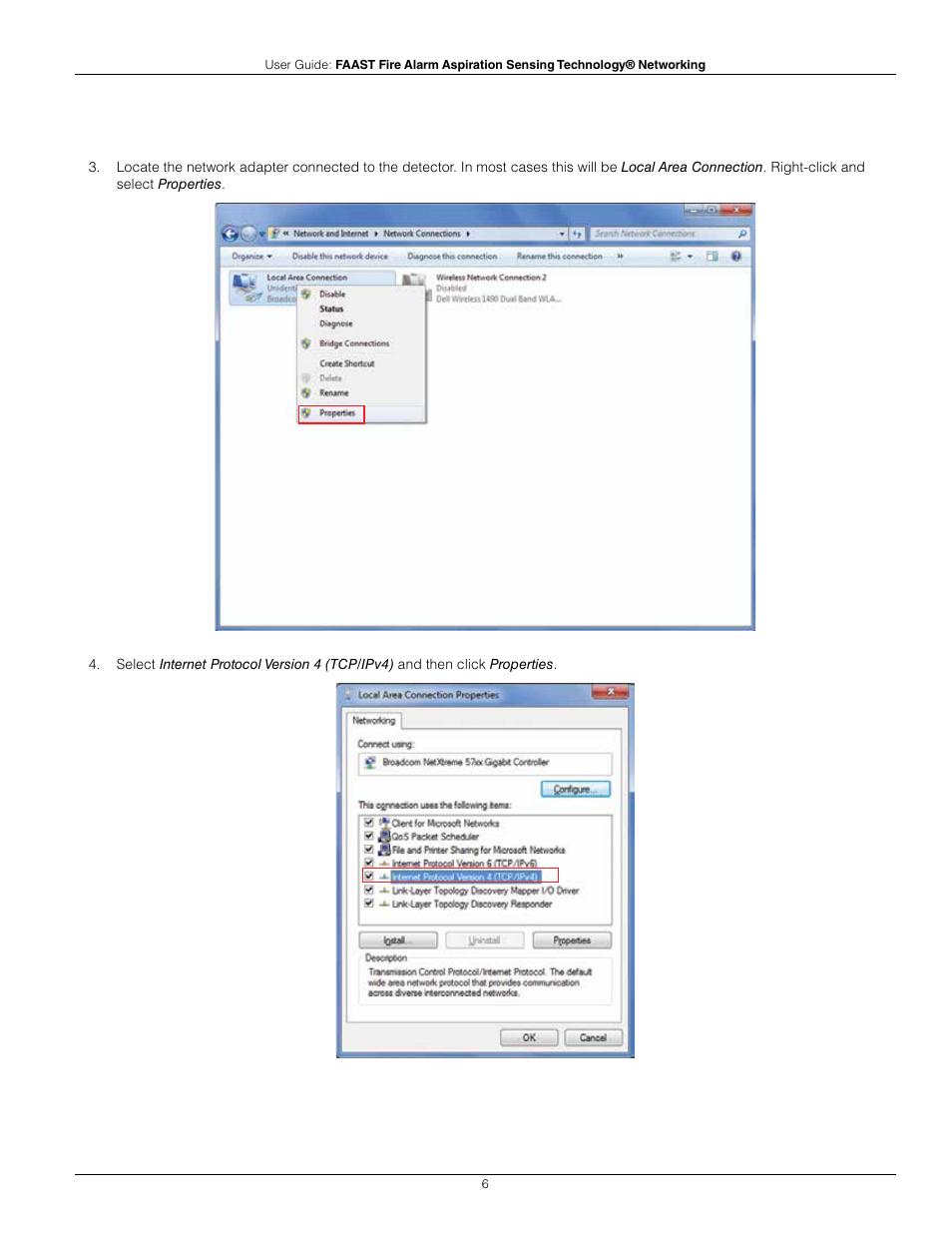 System Sensor FAAST Networking User Manual | Page 6 / 40