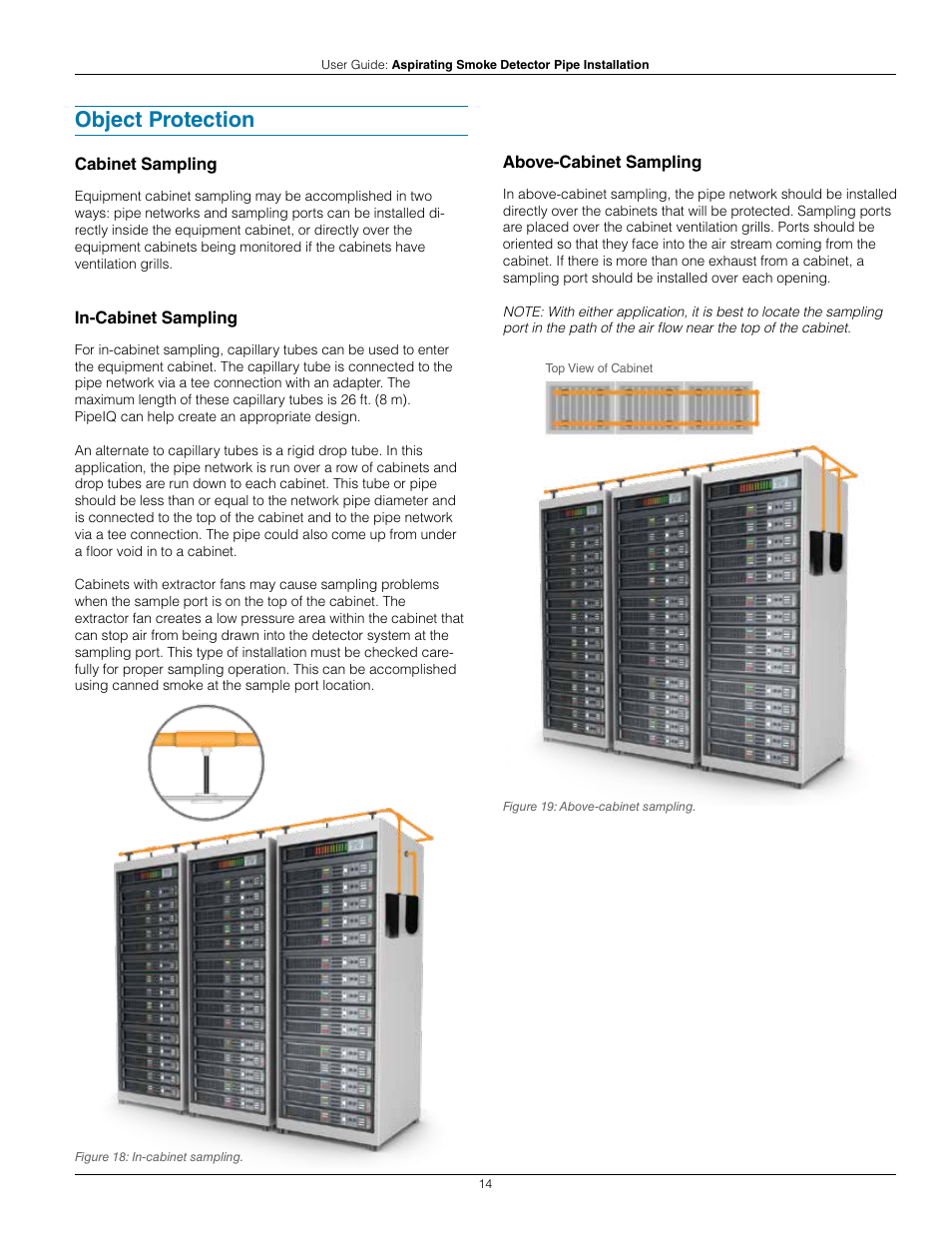 Object protection | System Sensor Pipe Installation User Manual | Page 14 / 20