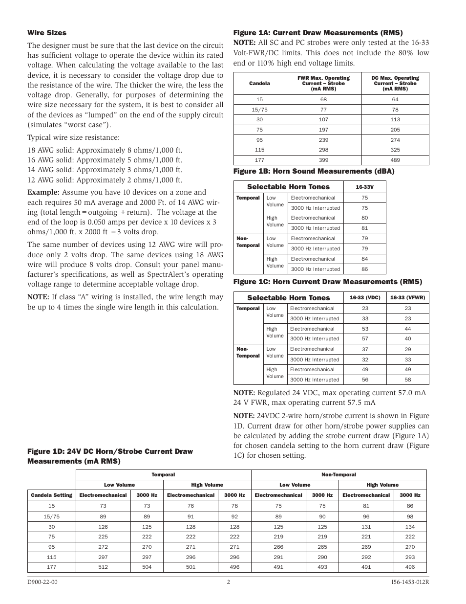 System Sensor SpectrAlert Ceiling Mount Series Strobes and Horn_Strobes User Manual | Page 2 / 4