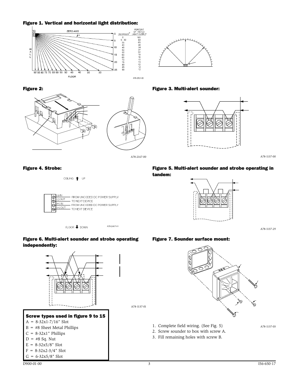 Caution: break off p.c.b. tabs | System Sensor SS1224ADA and MASS1224ADA Series User Manual | Page 3 / 4
