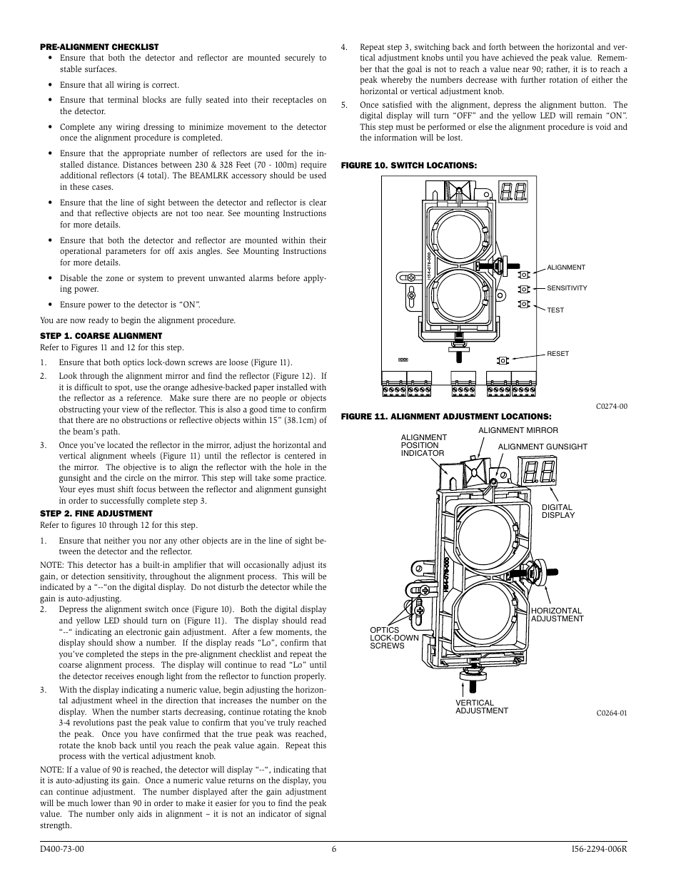 System Sensor BEAM1224, BEAM1224S User Manual | Page 6 / 13