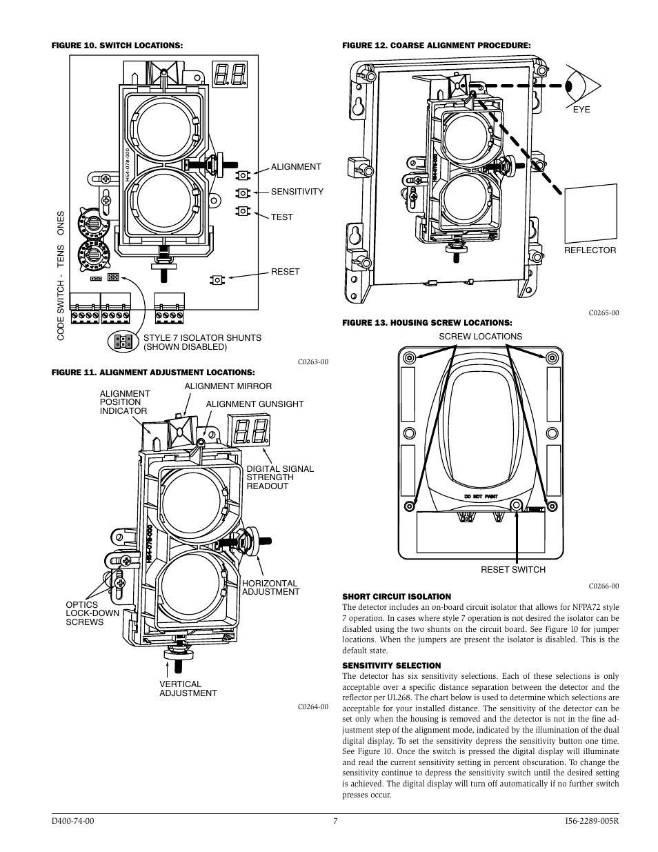 System Sensor BEAM200 and BEAM200S User Manual | Page 7 / 15