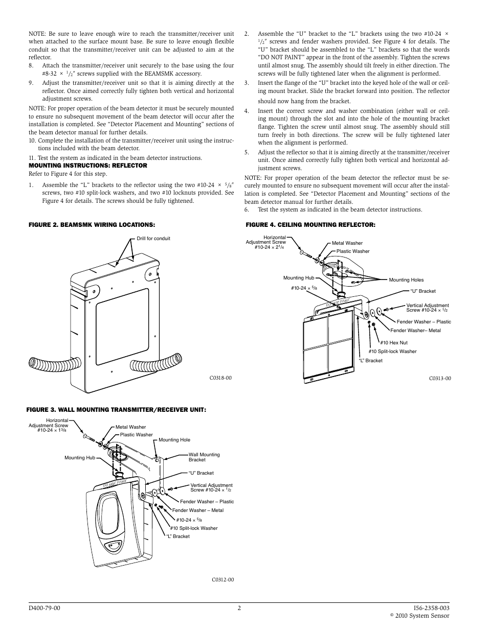System Sensor BEAMMMK User Manual | Page 2 / 2