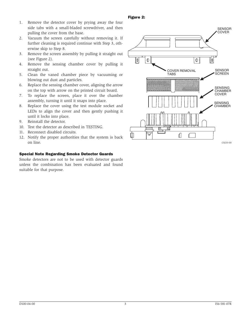 System Sensor 2151 - OLD STYLE User Manual | Page 3 / 4