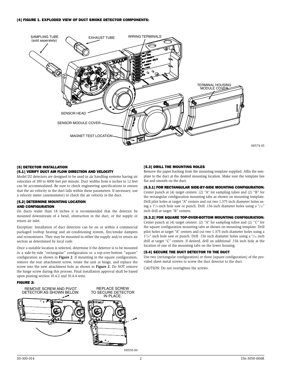 System Sensor D2 User Manual | Page 2 / 6