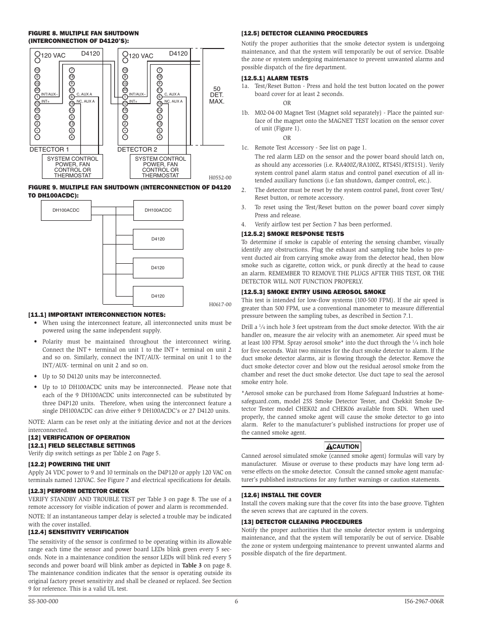 System Sensor D4120, D4P120, and D4S User Manual | Page 6 / 8