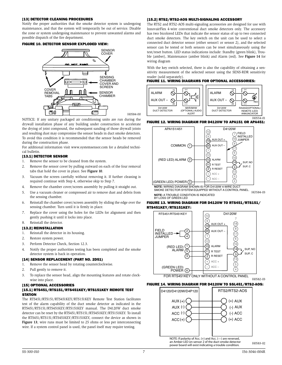 System Sensor D4120W User Manual | Page 7 / 8