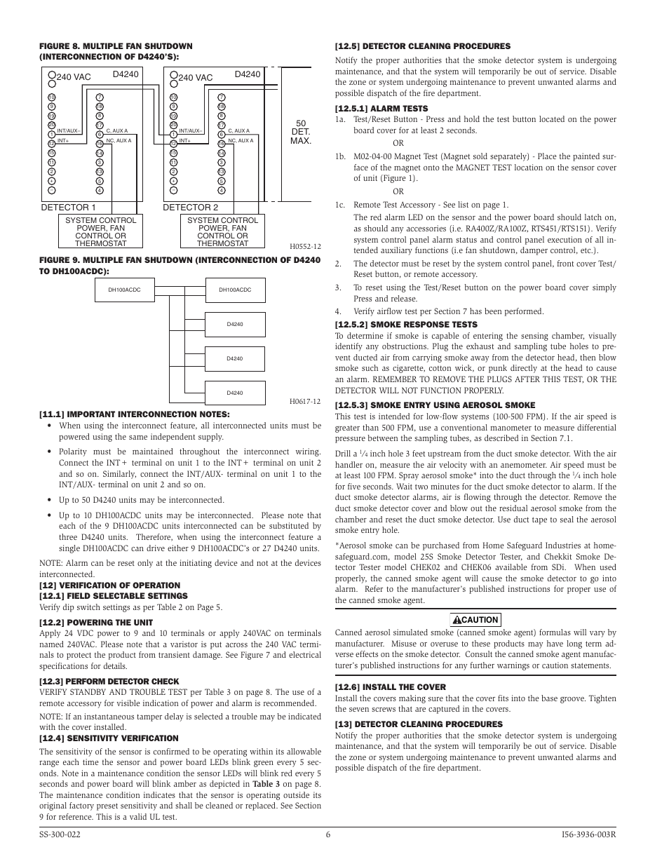 System Sensor D4240 User Manual | Page 6 / 8