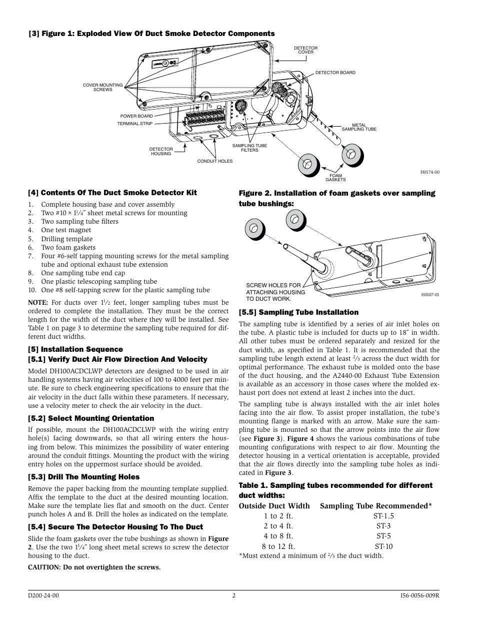 System Sensor DH100ACDCLWP User Manual | Page 2 / 8