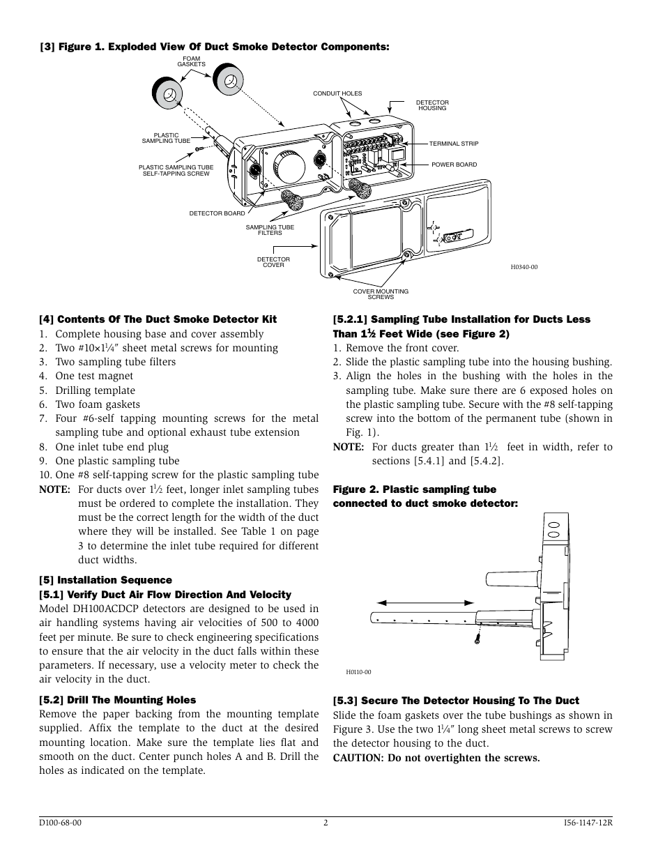 System Sensor DH100ACDCP User Manual | Page 2 / 8