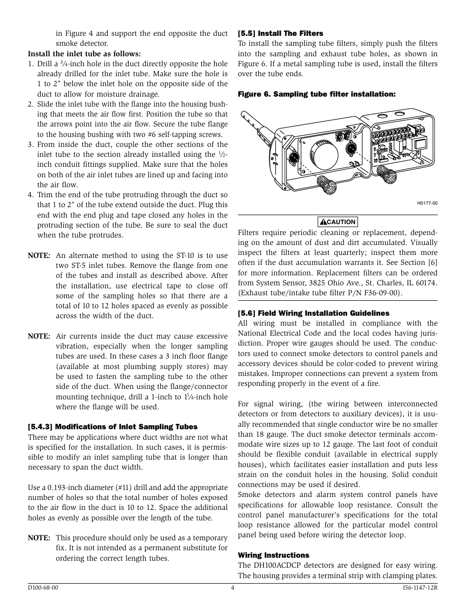 System Sensor DH100ACDCP User Manual | Page 4 / 8