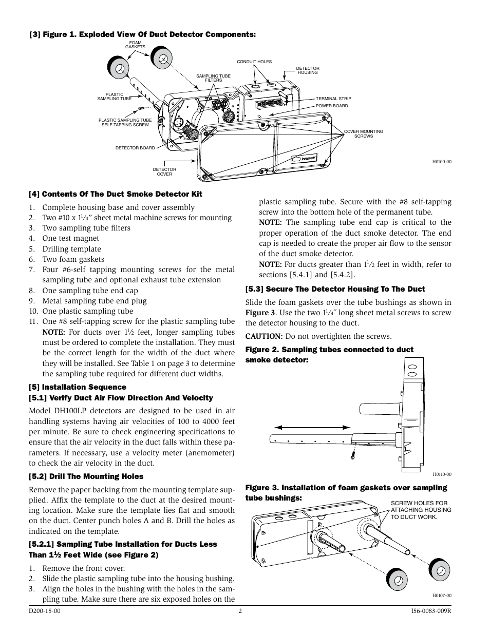 System Sensor DH100LP User Manual | Page 2 / 8
