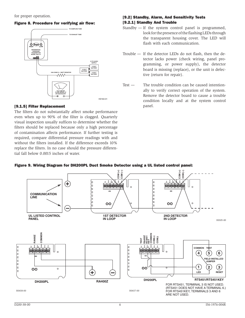 System Sensor DH200PL User Manual | Page 6 / 8