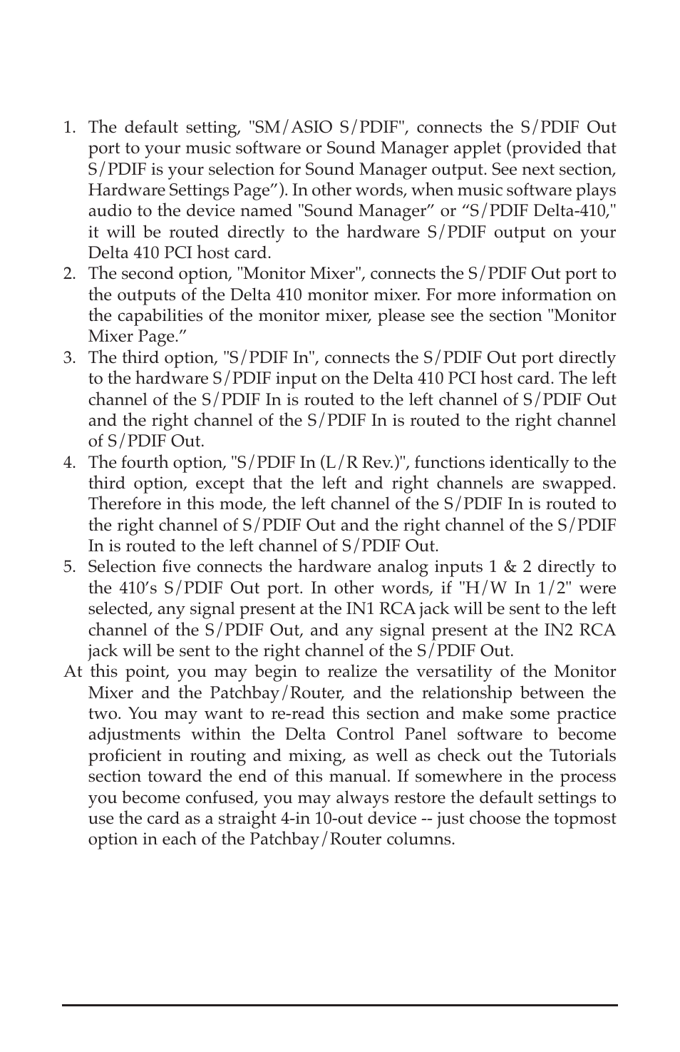 M-AUDIO Delta 410 User Manual | Page 31 / 56