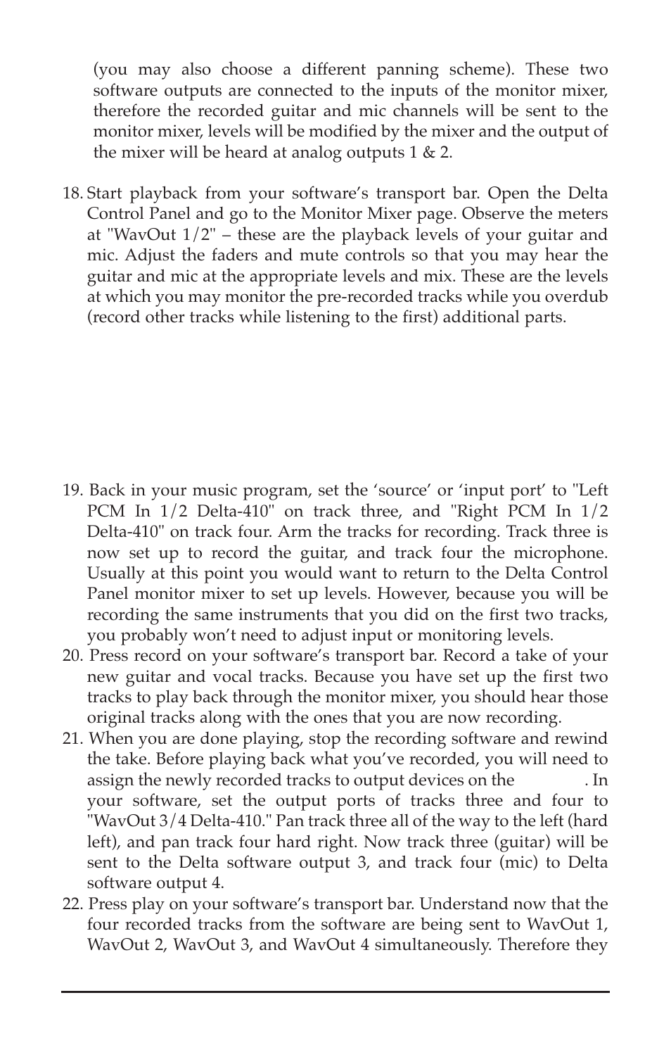 M-AUDIO Delta 410 User Manual | Page 42 / 56
