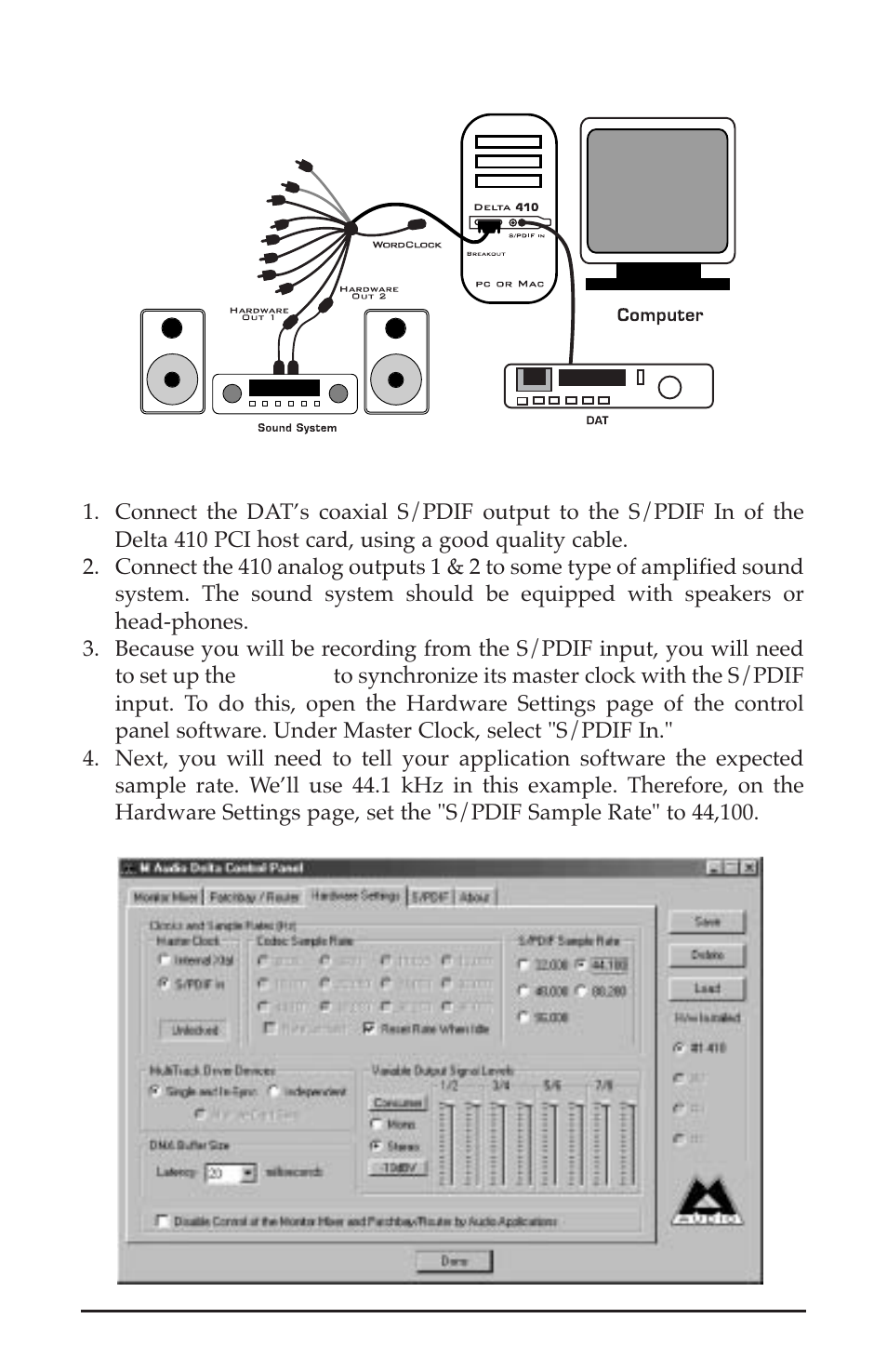 M-AUDIO Delta 410 User Manual | Page 44 / 56