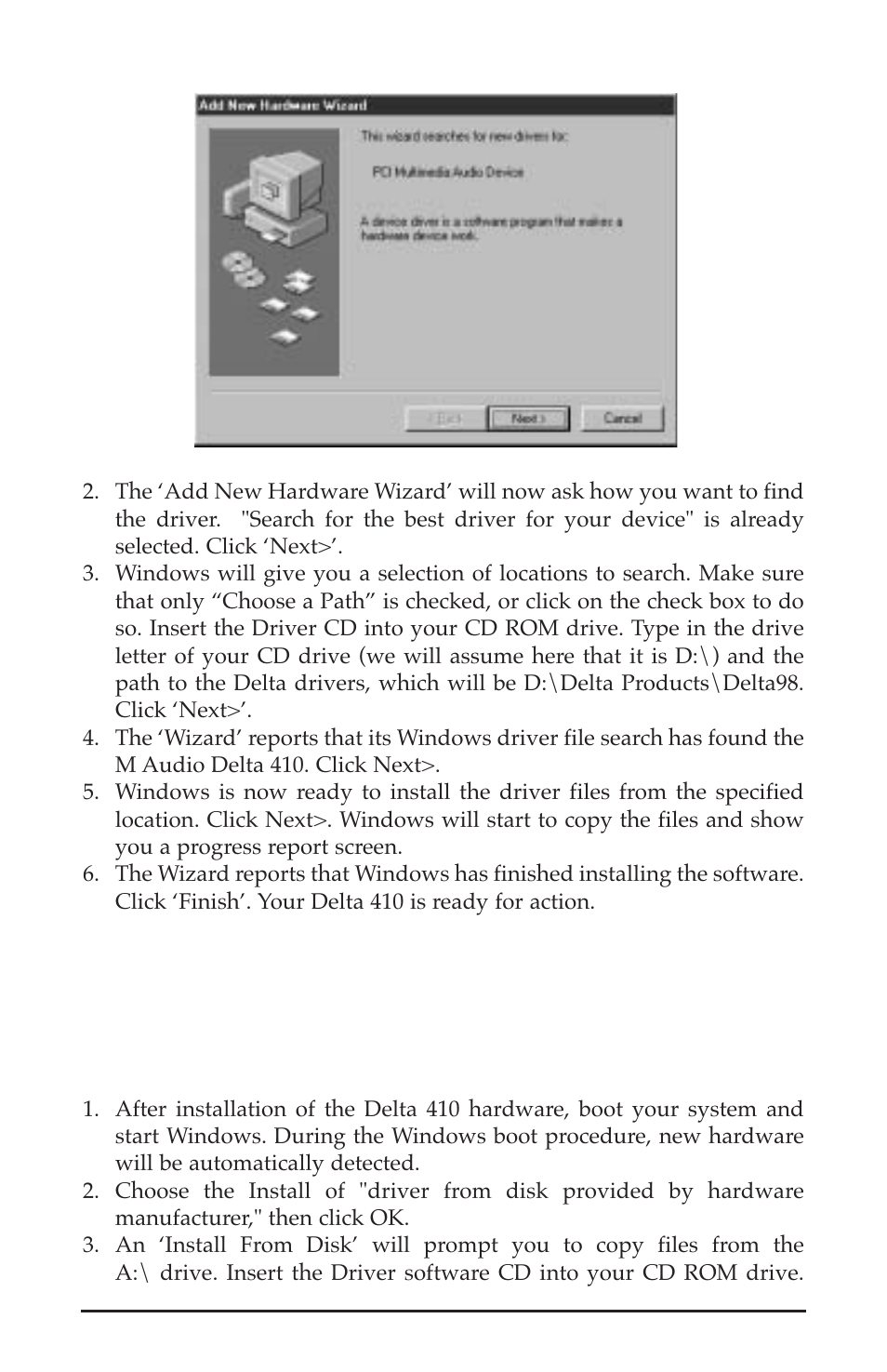 M-AUDIO Delta 410 User Manual | Page 8 / 56