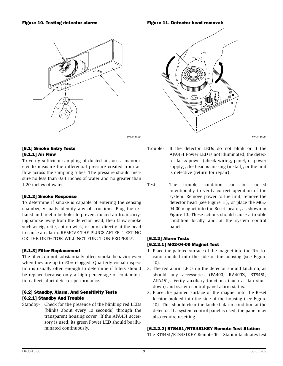 System Sensor DH400ACDCI User Manual | Page 9 / 16