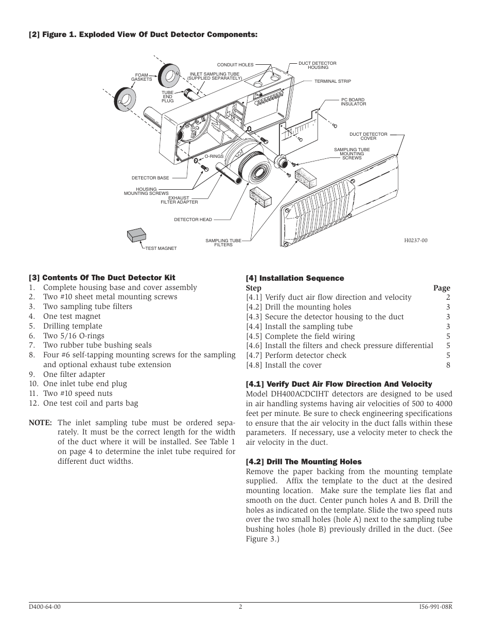 System Sensor DH400ACDCIHT User Manual | Page 2 / 12